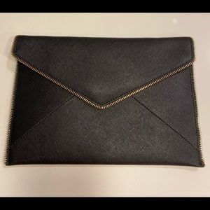 Rebecca Minkoff Leo Clutch in Black